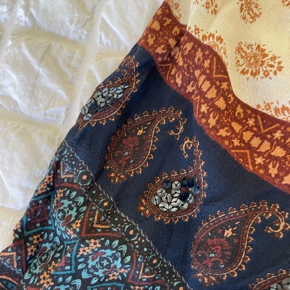 Bohemian Paisley Tunic Dress - Picture 5 of 8